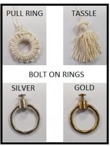 blind bolt on rings