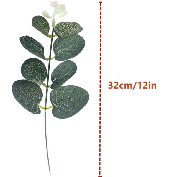 10-piece 12" eucalyptus leaves artificial bunch
