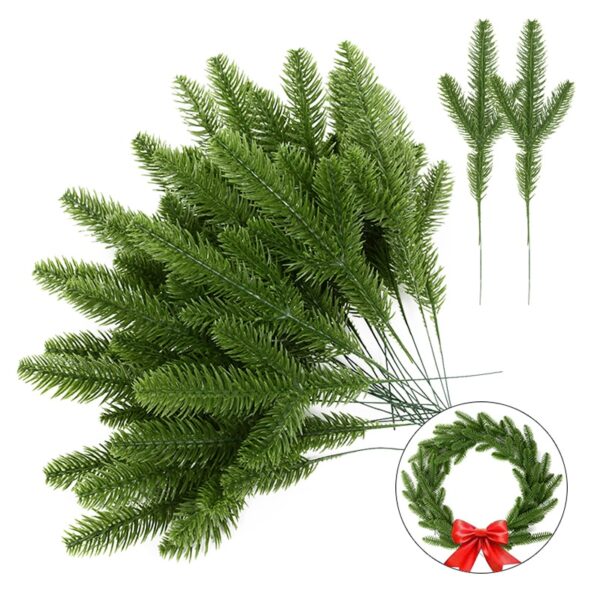Christmas pine needles bunch fake plant