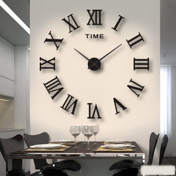 large acrylic wall clock stickers