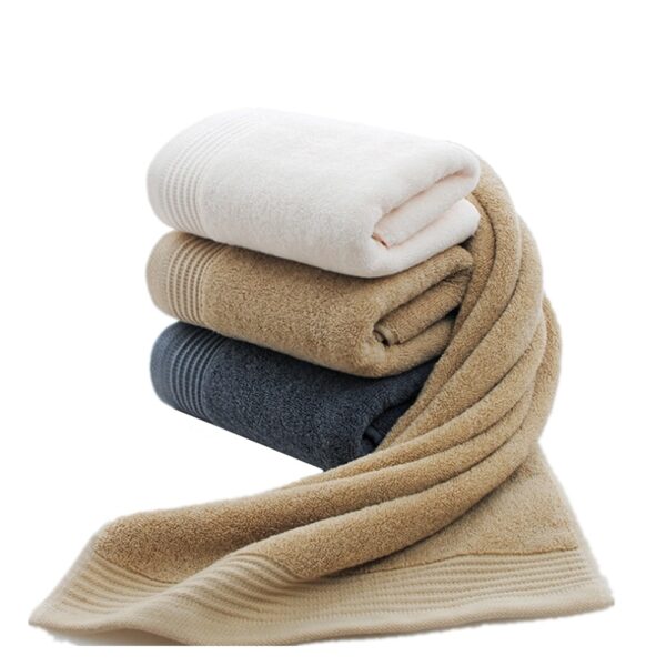 cotton high absorbent thick bath towel