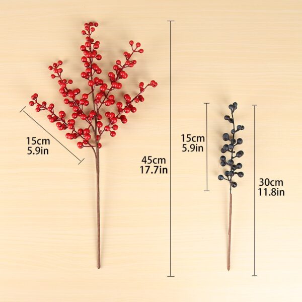 artifical berry branch flowers