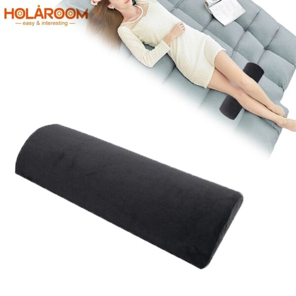 half moon bolster semi-roll pillow