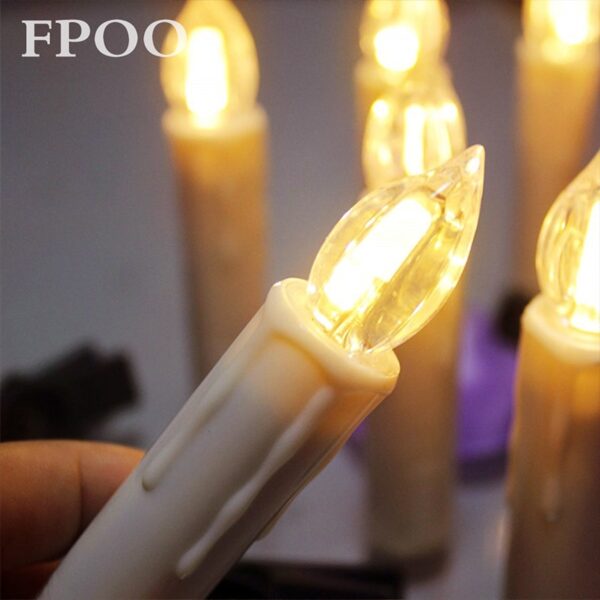 LED flameless candles with timer remote