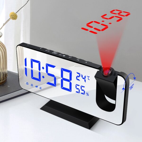 LED desktop digital alarm clock