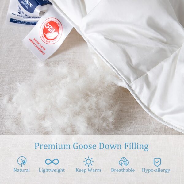 goose down filler duvet/quilt/comforter