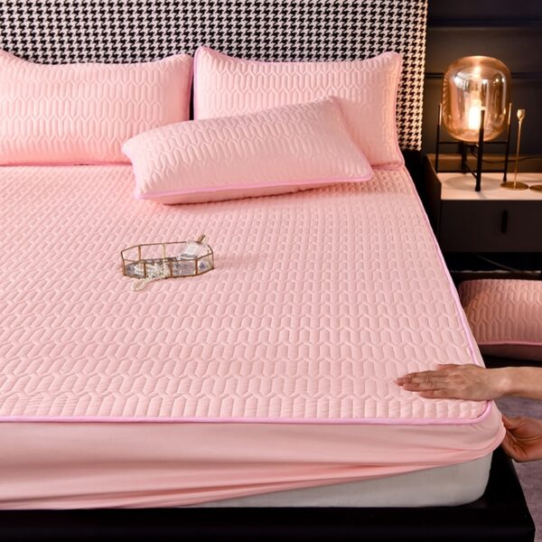quilted stitched mattress cover