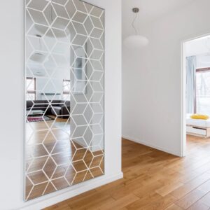mirror stickers wall divider