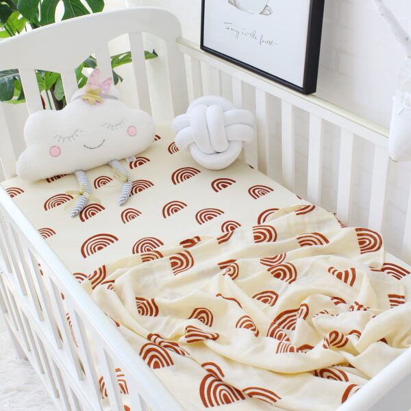 children's bamboo cotton fitted sheet