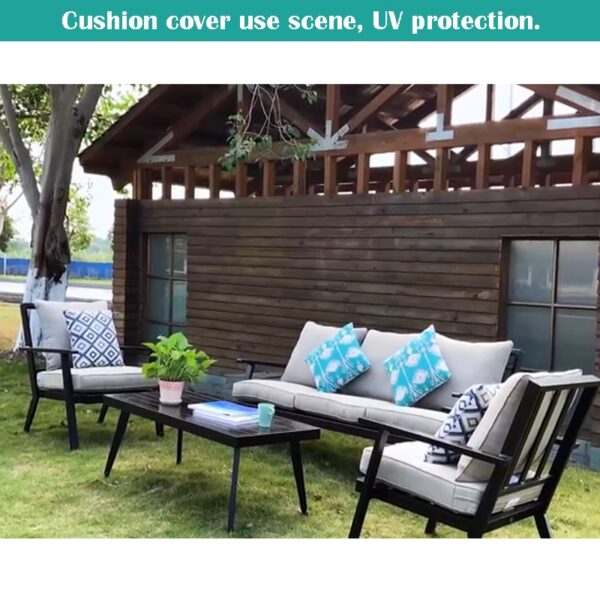 outdoor waterproof UV resistant cushion cover