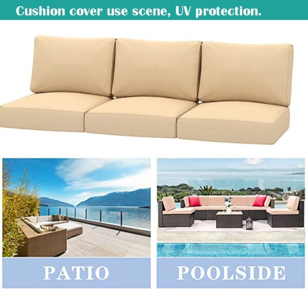 outdoor waterproof UV resistant cushion cover