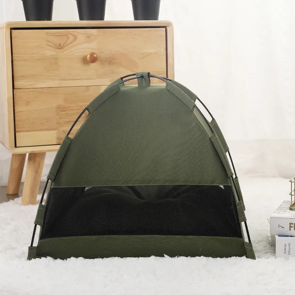 warm cushion pet tent bed