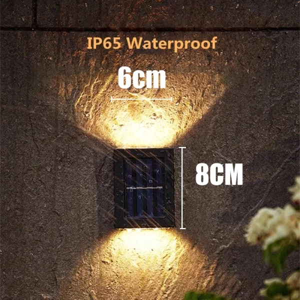 Waterproof Wall Solar LED Lights
