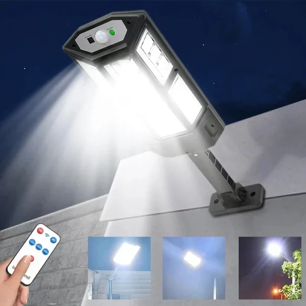 Irradiation 300㎡ 600LM Outdoor Solar Lights with Motion Sensor