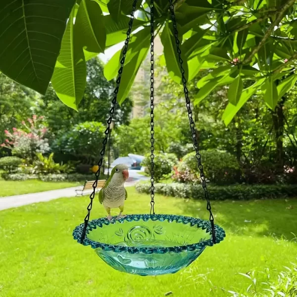 Hanging Bird Feeder Bird Bath for Outdoor Garden