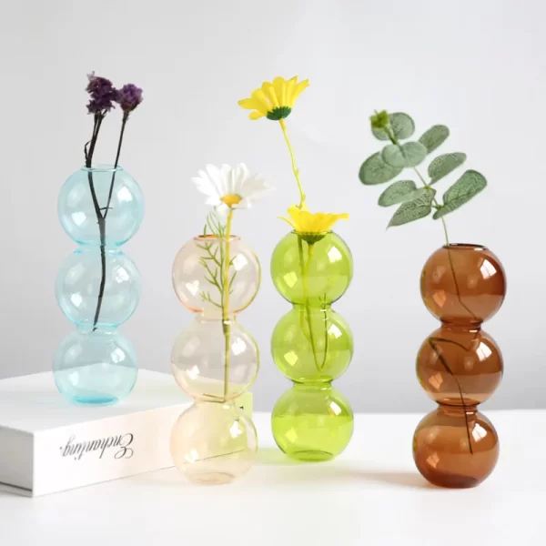 Nordic Home Decor Glass Vase