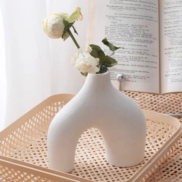 Nordic Ceramic Flower Vase Home Decor
